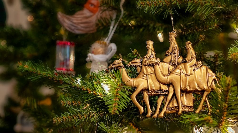 An ornament of the three wisemen