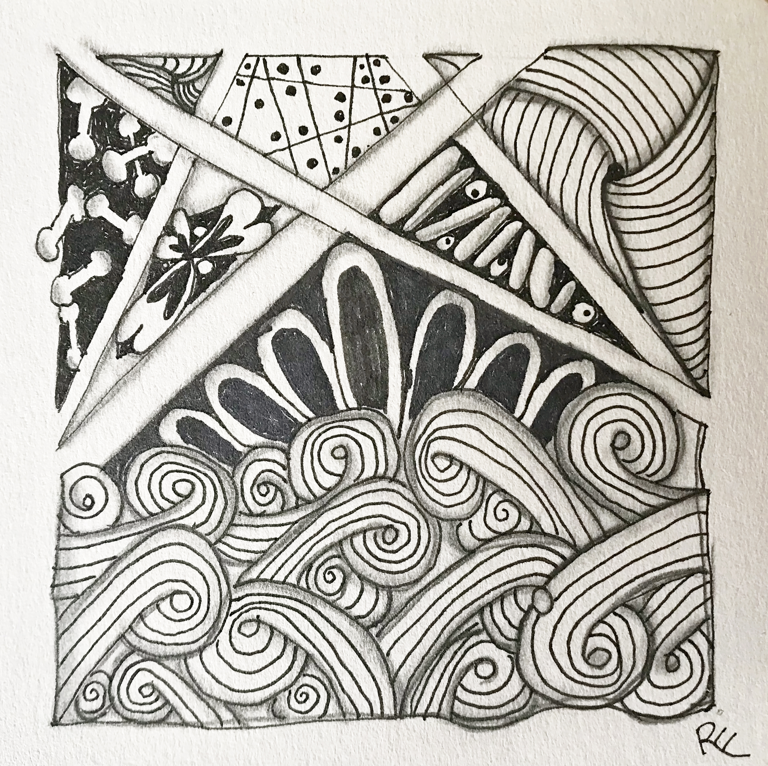 Ruth Fitzgerald's zentangle