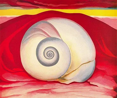 Red Hill and White Shell Georgia OKeeffe